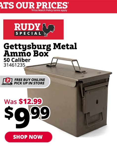 rural king steel ammo box|rural king ammunition prices.